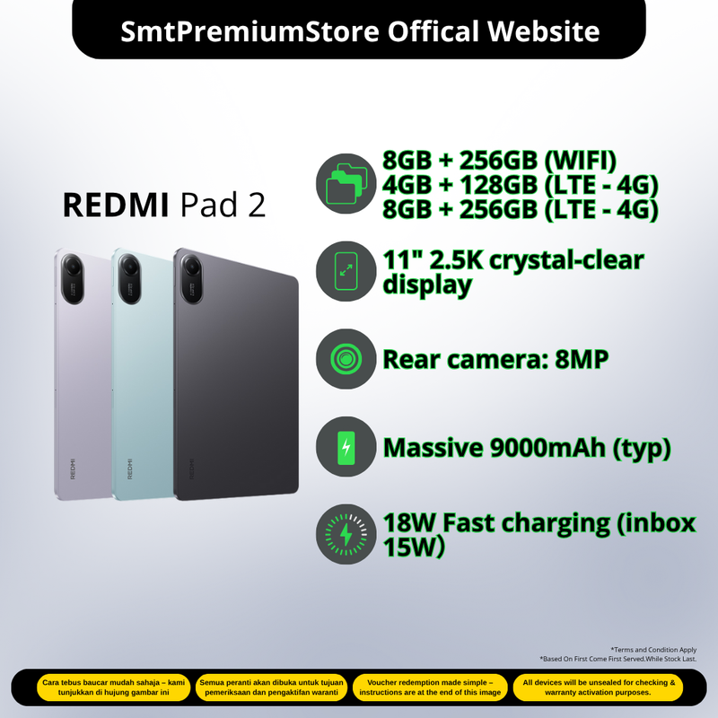 Redmi Pad 2 WiFi | LTE