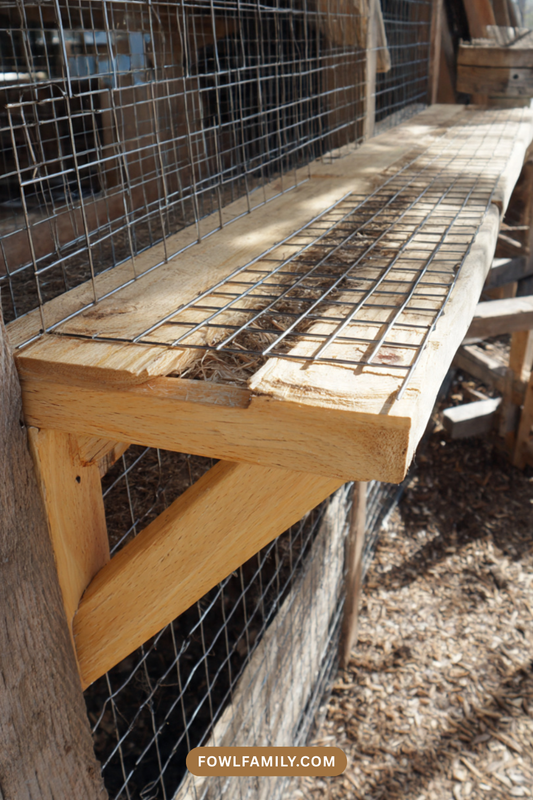 18 Easy DIY Roosting Bars for Chickens with Simple Construction