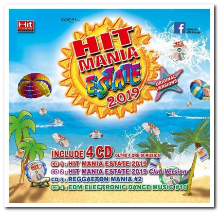 VA - Hit Mania Estate 2019 [4CD Box Set] (2019) FLAC