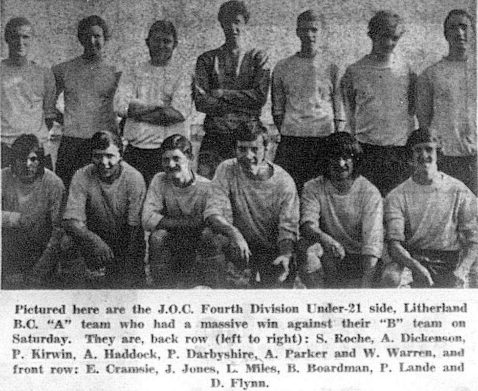 Season 1970 71 Oct 15 1970 Litherland BC — Postimages