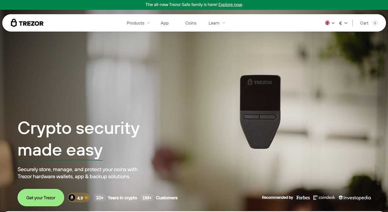 Trezor.io/Start | Official Start Page — Initialize Your Device™
