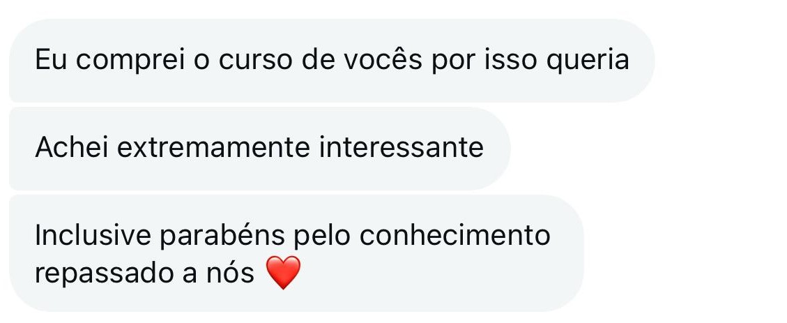 Feedback de aluna
