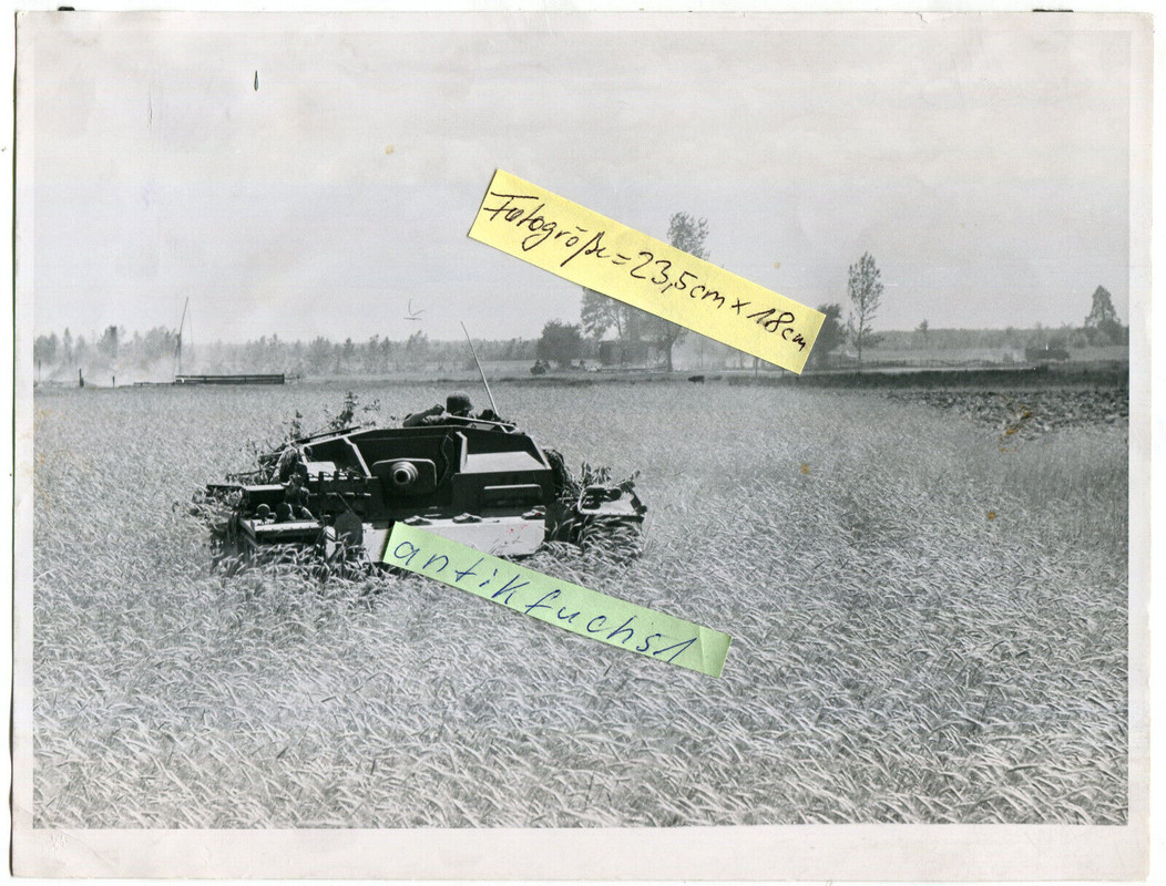Panzer Sturmgeschütz einer Sturmgeschütz-Abteilung im Feld 1941