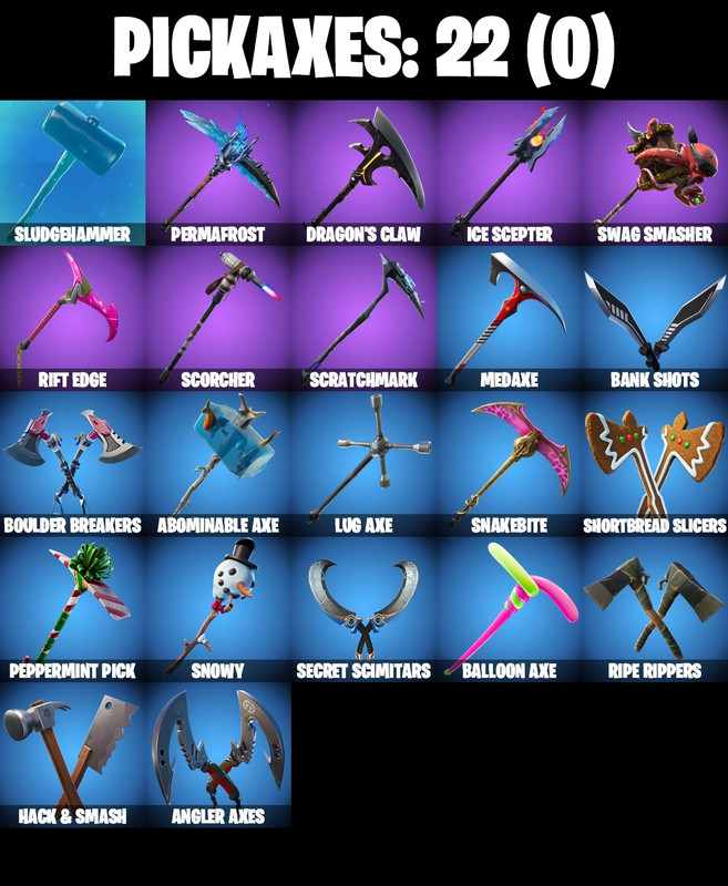 pickaxes comp