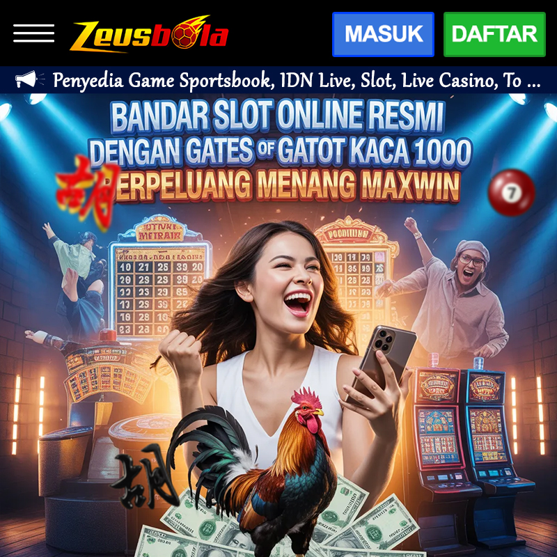ZEUSBOLA: Bandar Slot Online Resmi Dengan Gates of Gatot Kaca 1000 Berpeluang Menang Maxwin image 1