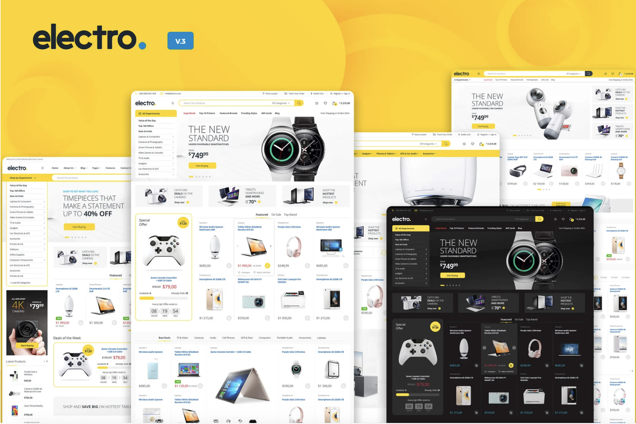 Electro Electronics Store WooCommerce Theme