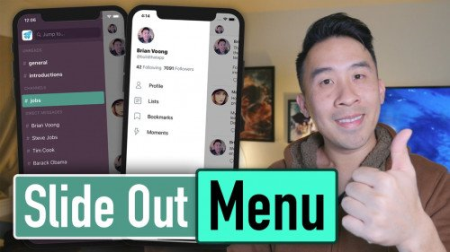 Twitter Slide Out Menu