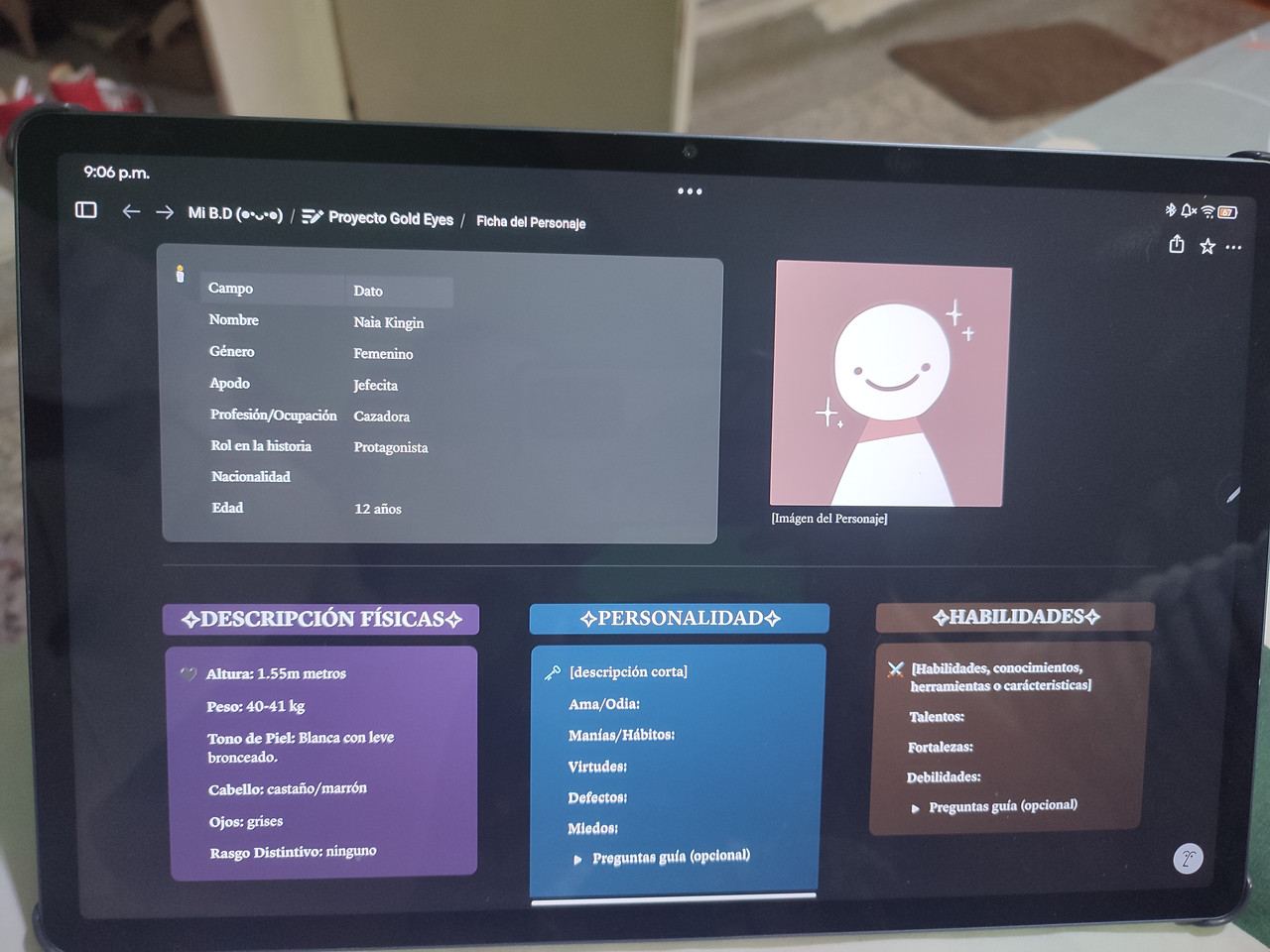 Ficha de personaje
