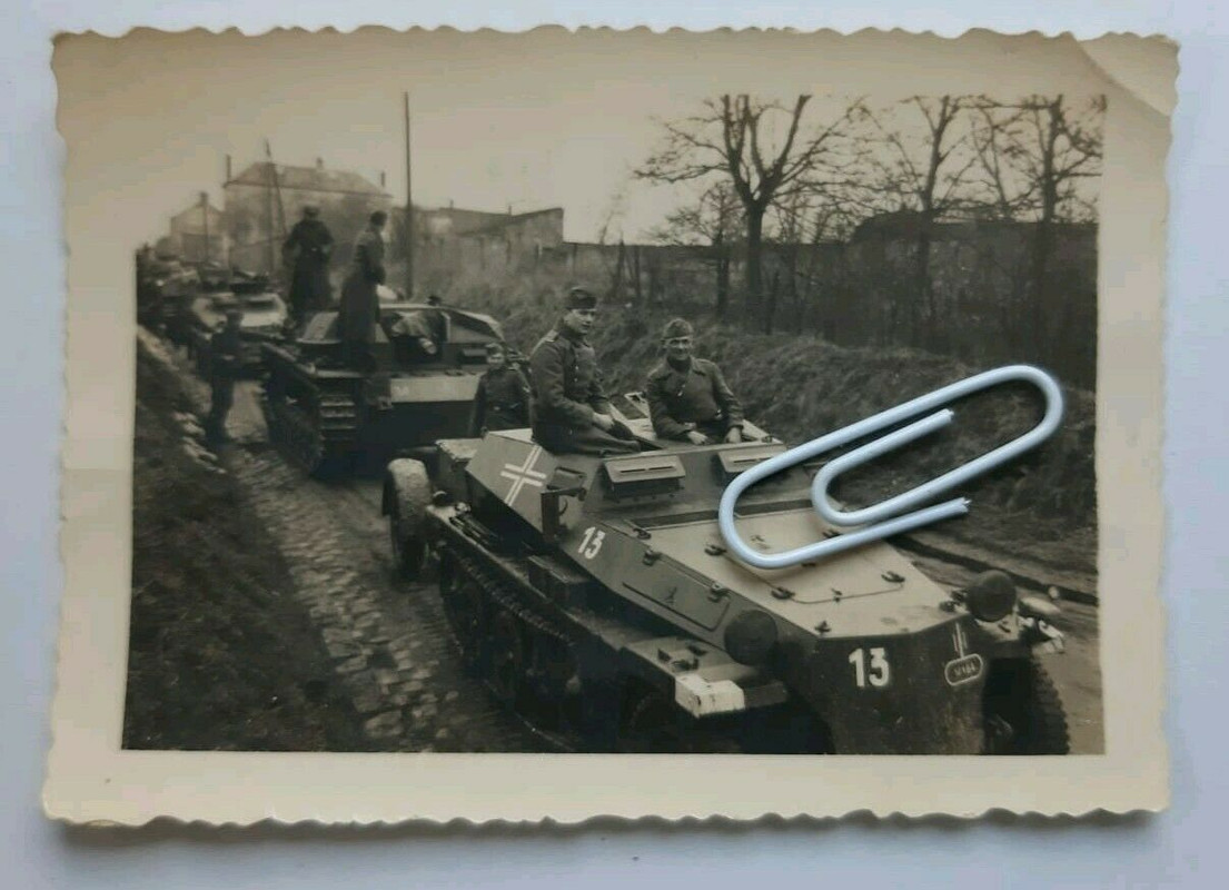 Foto Wehrmacht Schützenpanzerwagen Sd.Kfz. Panzer 1.Sturmgeschüt