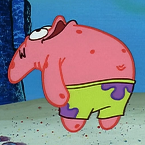 Patrick star looking up r/MemeRestoration