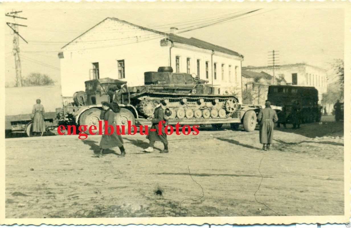 PANZER IV - TARN-BEMALUNG - TIEFLADE-ANHÄNGER