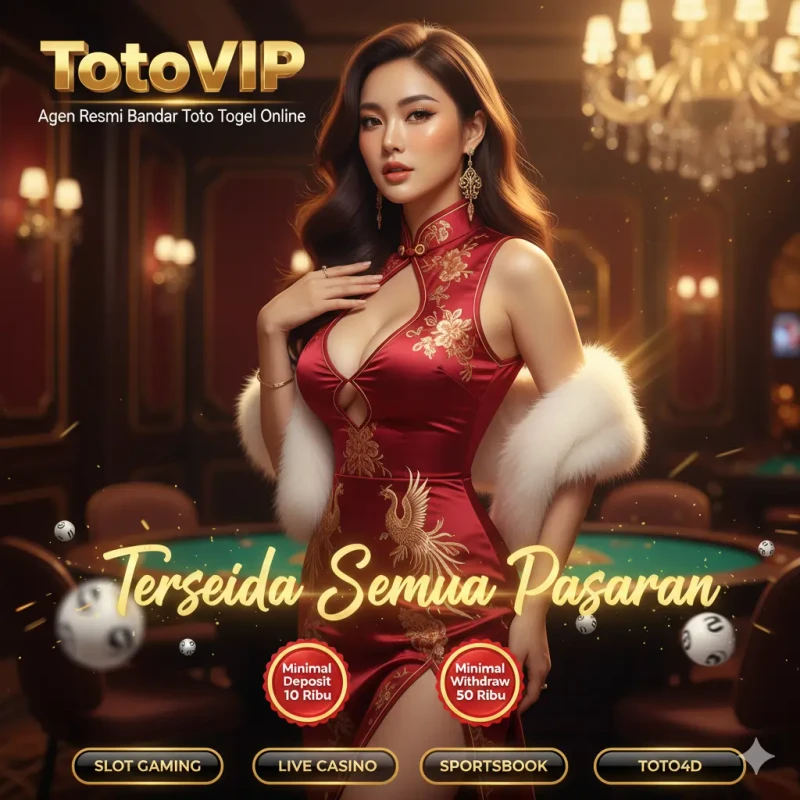TotoVIP 4D Agen Resmi Bandar Toto Togel Online Terpercaya