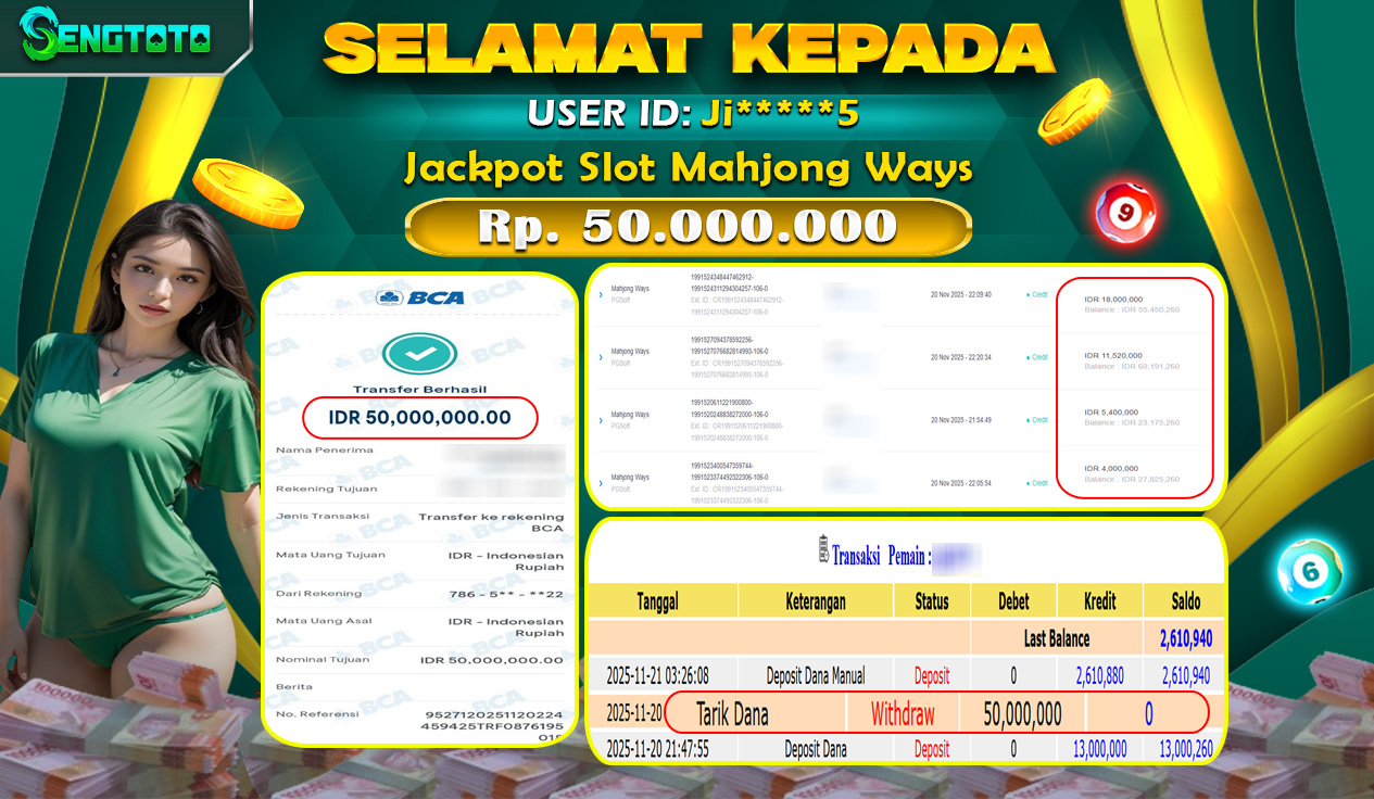 BUKTI PEMBAYARAN SLOT MAHJONG WAYS
