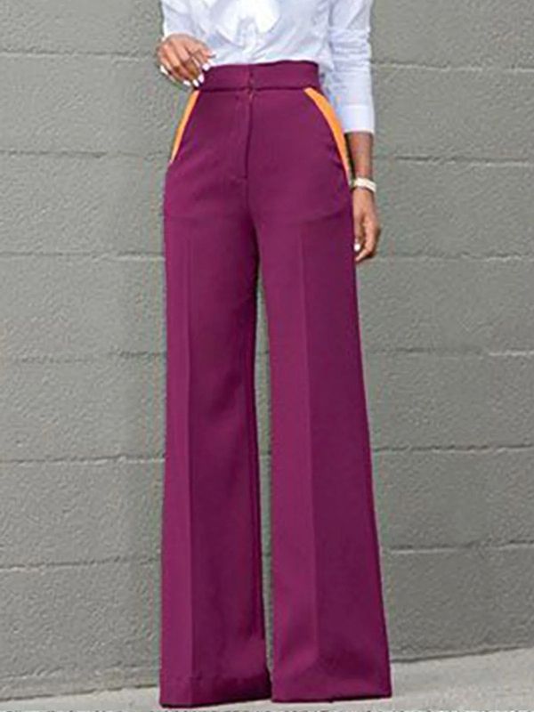 The Power of Color and Texture in Wide-Leg Pant Suits