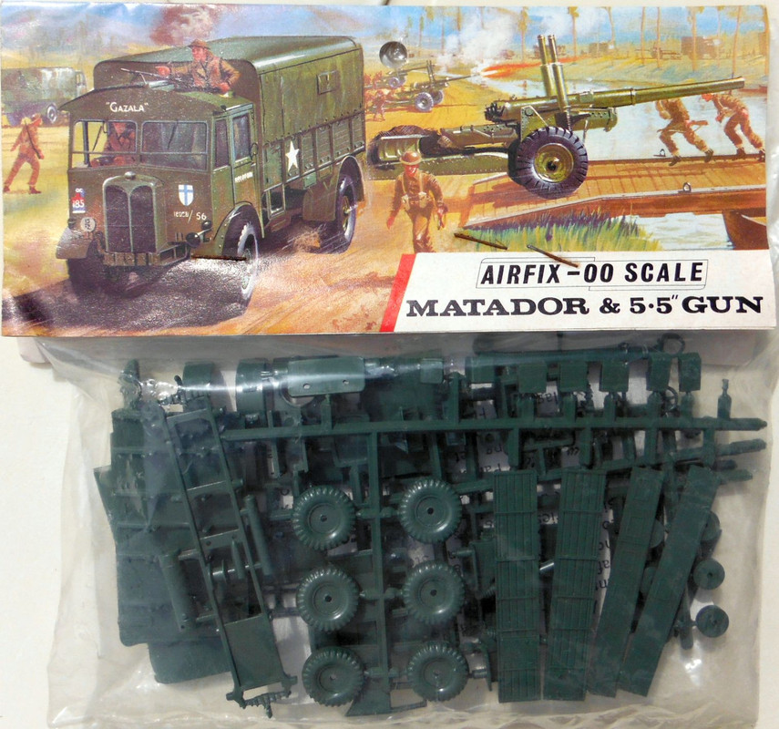 Airfix 76 AEC Matador & 5.5 Inch Gun (A14V)