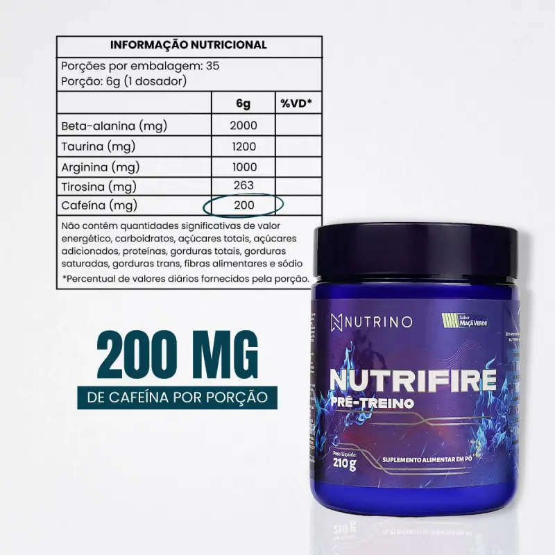 Tabela Nutricional Creatina