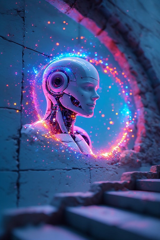 An-android-half-emerges-from-t-11