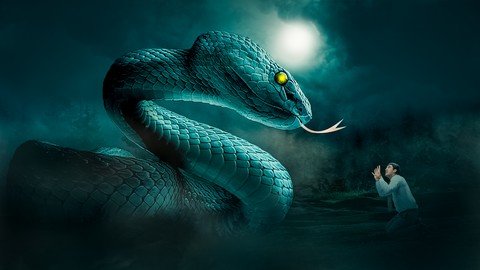 Eq Qlbcr Nnl N4 HF1 AYre BO9o4 BHq J2 UUx - Photoshop Advanced Manipulation Course - The Viper Snake