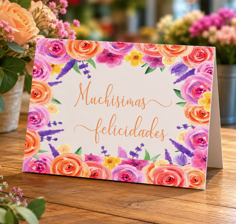 Tarjeta Felicidades