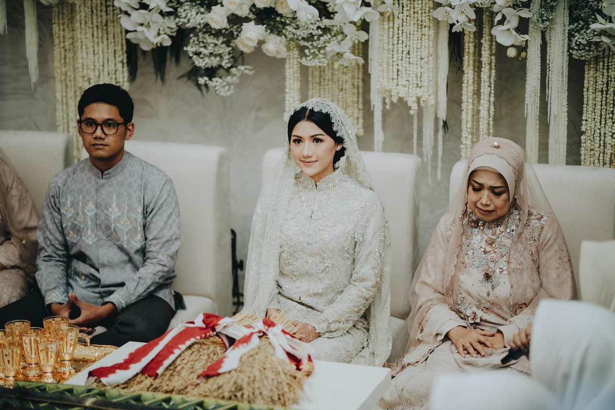 Momen pengajian di kediaman Erina Gudono
