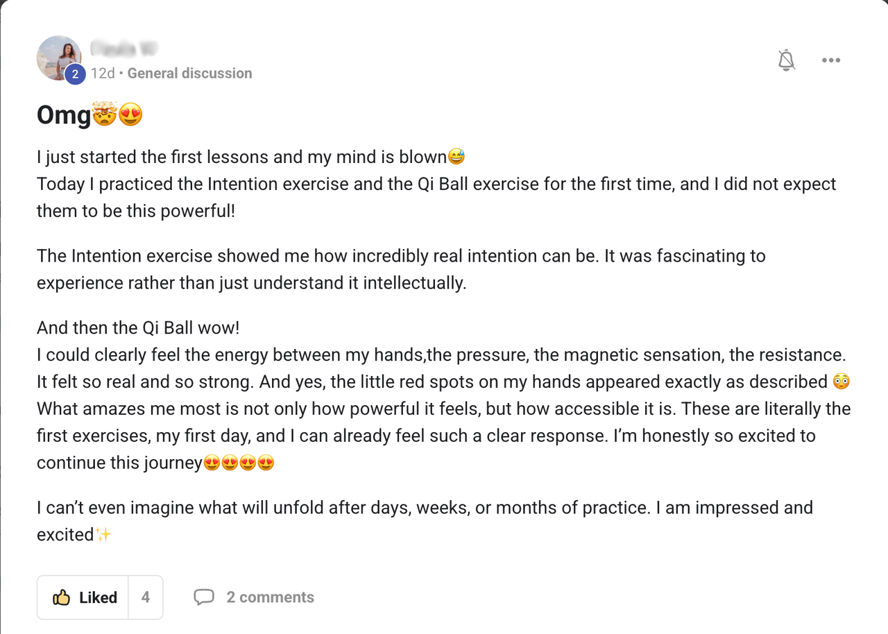 Community testimonial