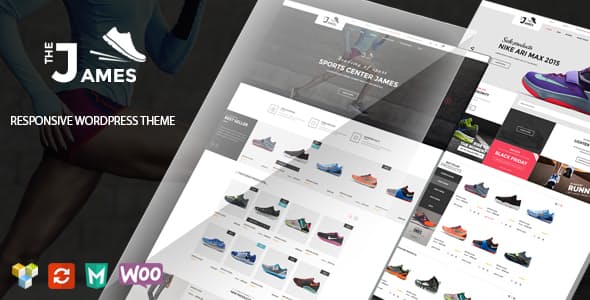 James – Responsive WooCommerce Shoes Theme