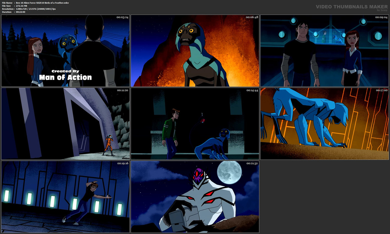 Ben 10 Alien Force S02E10 Birds of a Feather.mkv
