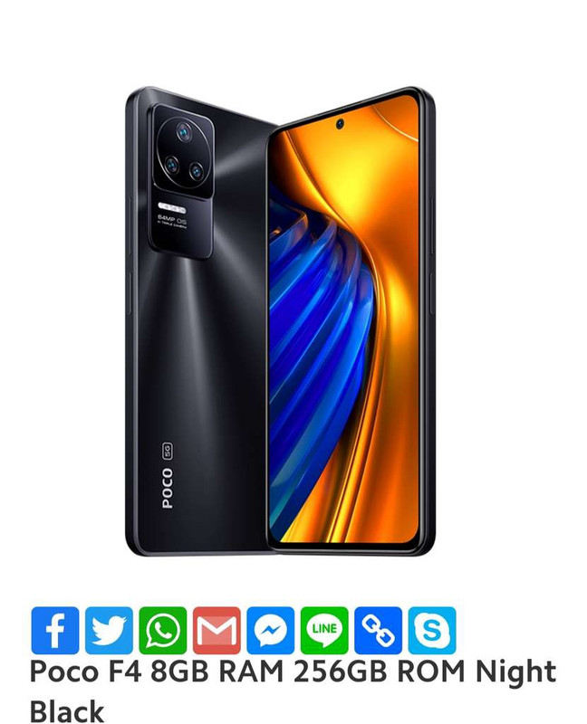 Mi Store + Kueski - Poco F4 8GB/256 GB/ SD 
