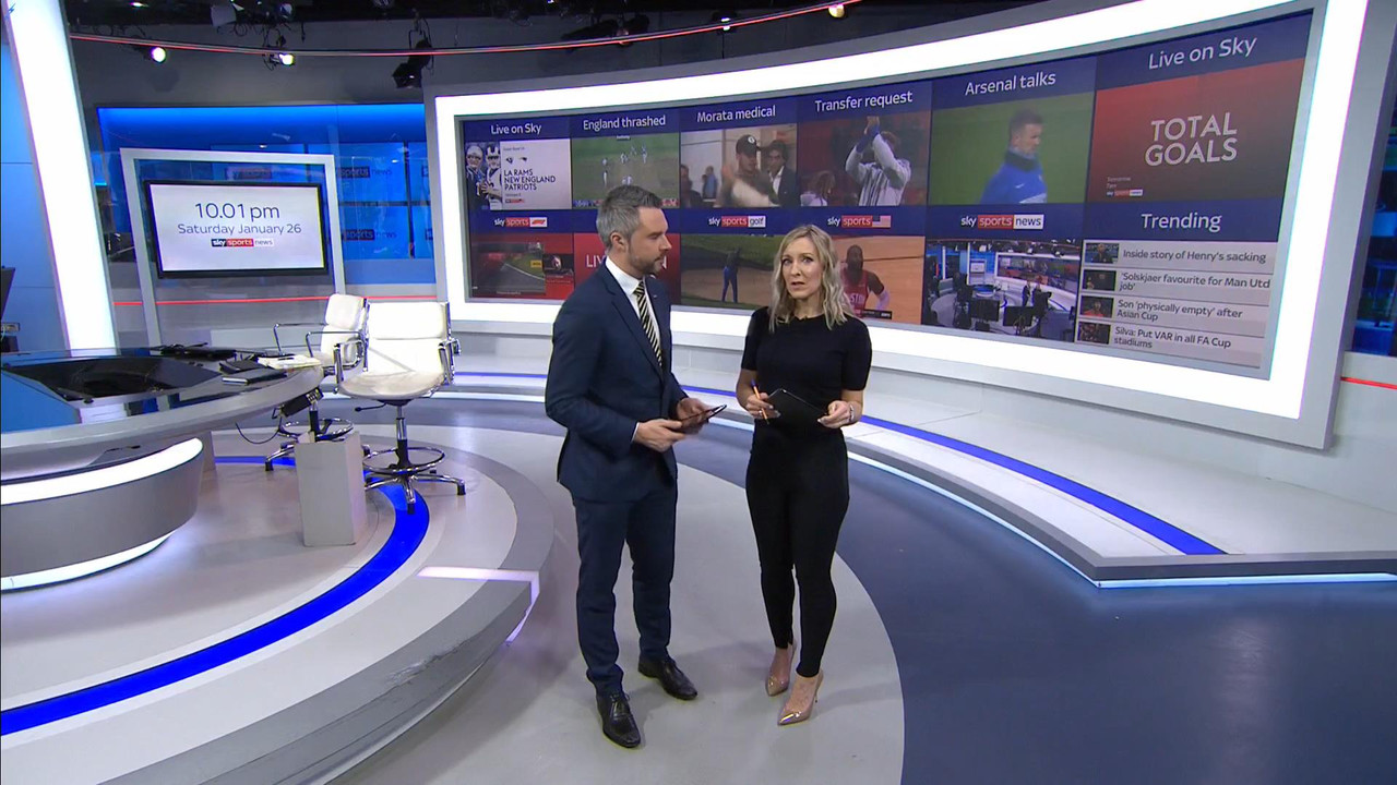 26 January - 22.00.00 - Sky Sports News At Ten. Round up of all 