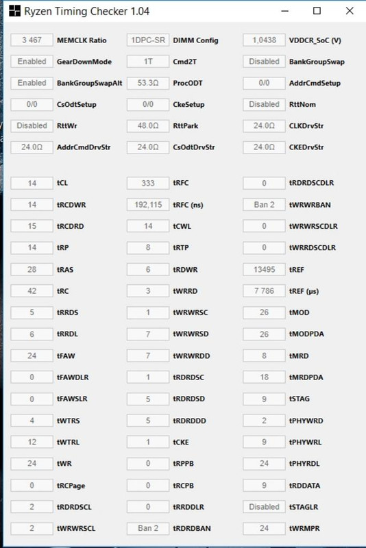 ram cheker estable 3466 fast