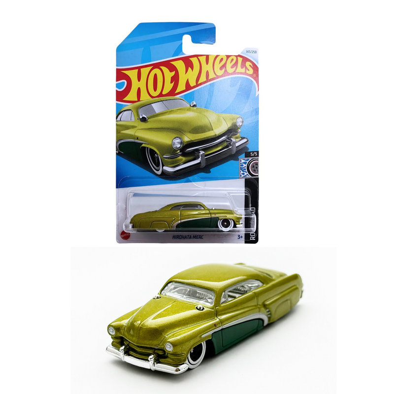 Hot Wheels Hirohata Merc Green Color HW ROD SQUAD Series 2024 +