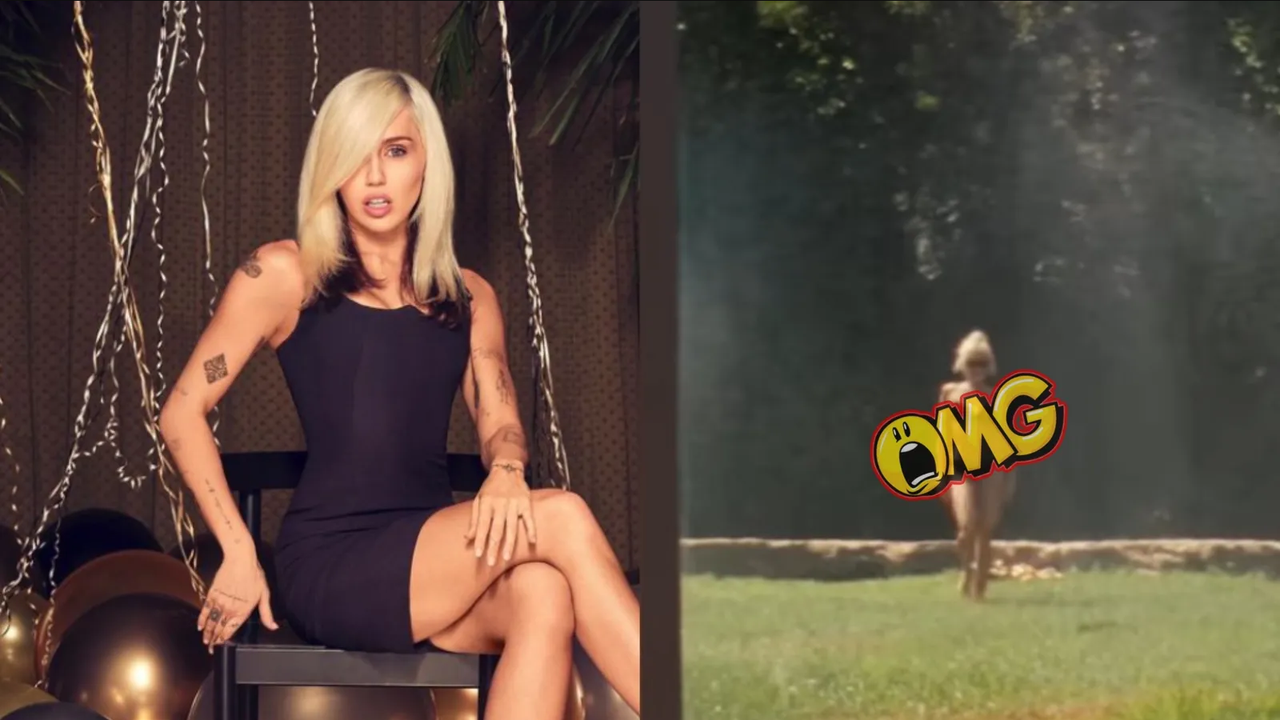 Mojadita y con atrevido bikini Miley Cyrus anuncia su nueva música para 2023