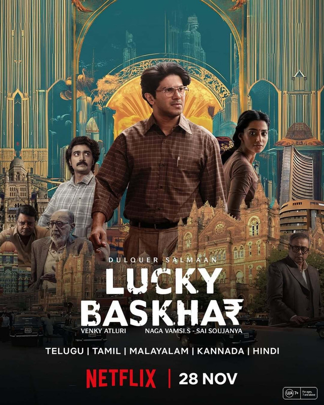 Lucky Baskhar (2024) Dual Audio [Hindi-Telugu] AMZN WEB-DL H264 AAC 1080p 720p 480p ESub