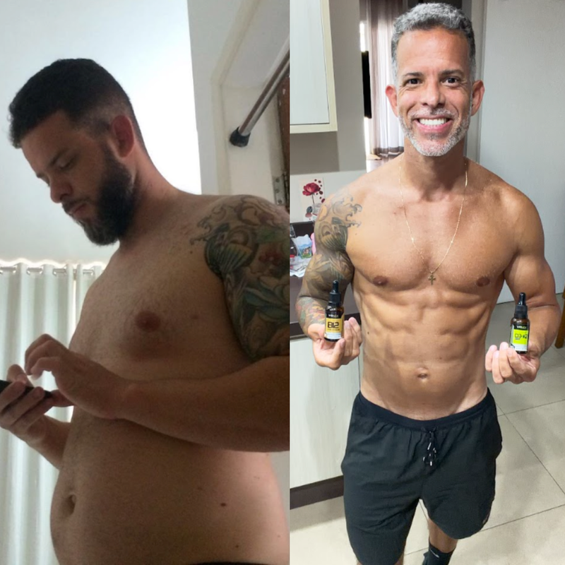 Resultado — antes e depois