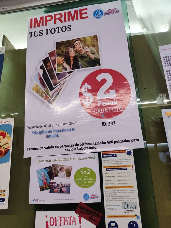 Farmacias Guadalajara (Jojutla): Fotos 4x6 a $2.0 c/u al mandar a imprimir 50 fotos (ver descripción)