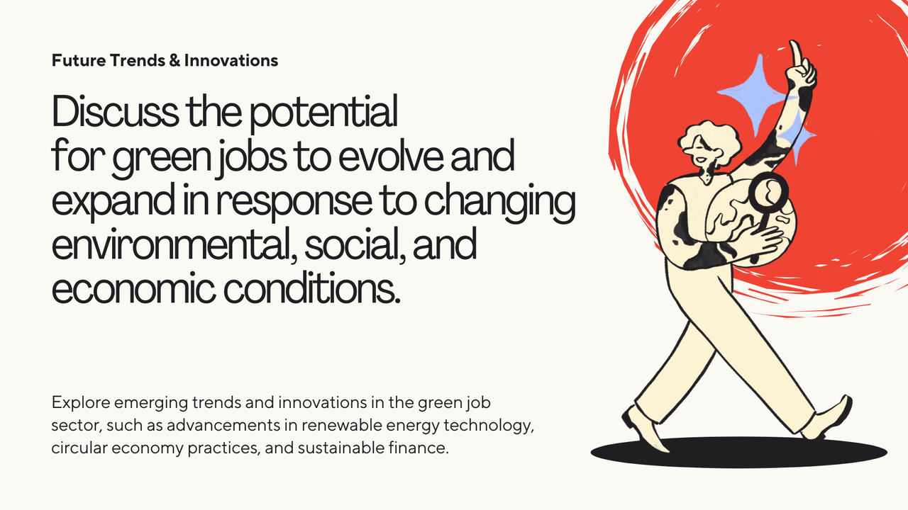 Orange and Beige Playful Illustration Sustainable Business Presentation