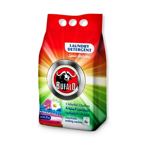 Bufalo laundry Powder Detergent designed specifically for colored clothes 2Kg