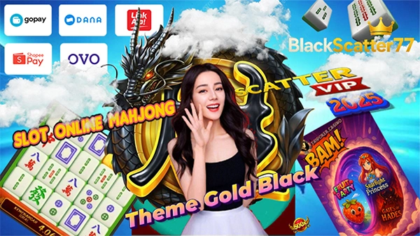 Tema emas-hitam BlackScatter77 com