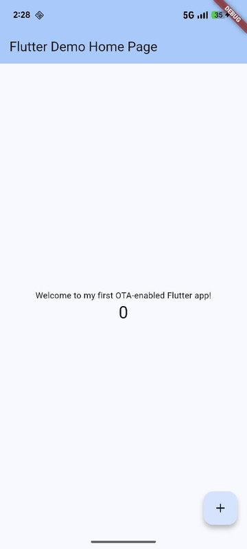 Updated app UI on Android