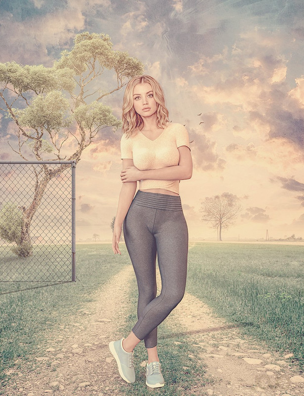 Cute and Simple Outfit for Genesis 8.1 Female Cute and Simple Outfit for Genesis 8.1 Female