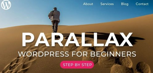 How to Make a Parallax WordPress Website For Beginners