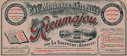 Étiquette de bouteille début XXe