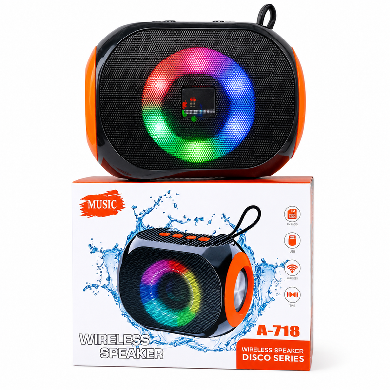 A-718 Wireless Speaker Disco Series