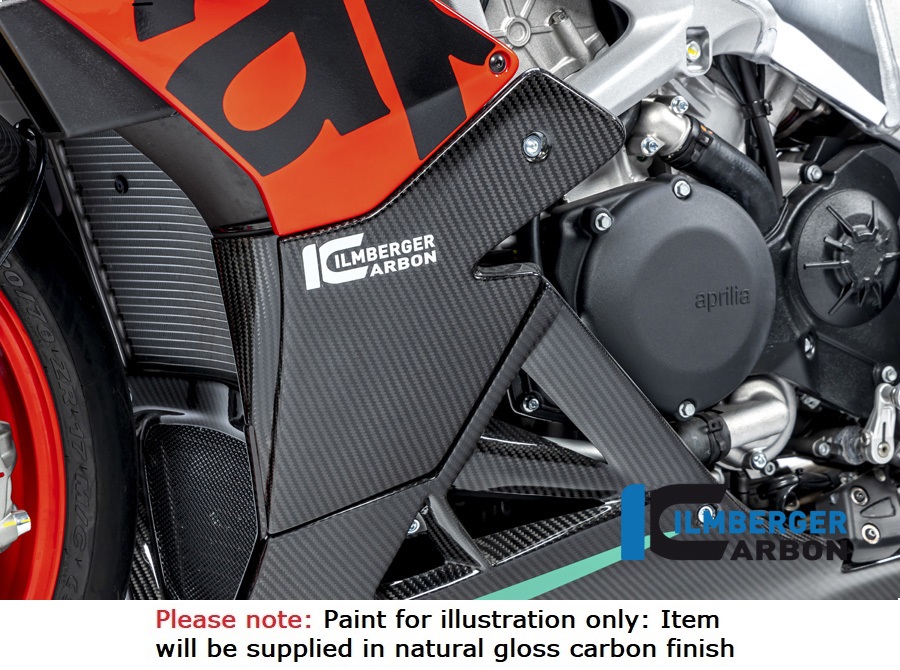 Ilmberger GLOSS Carbon Fibre 3pc Bellypan Fairing Aprilia Tuono V4 