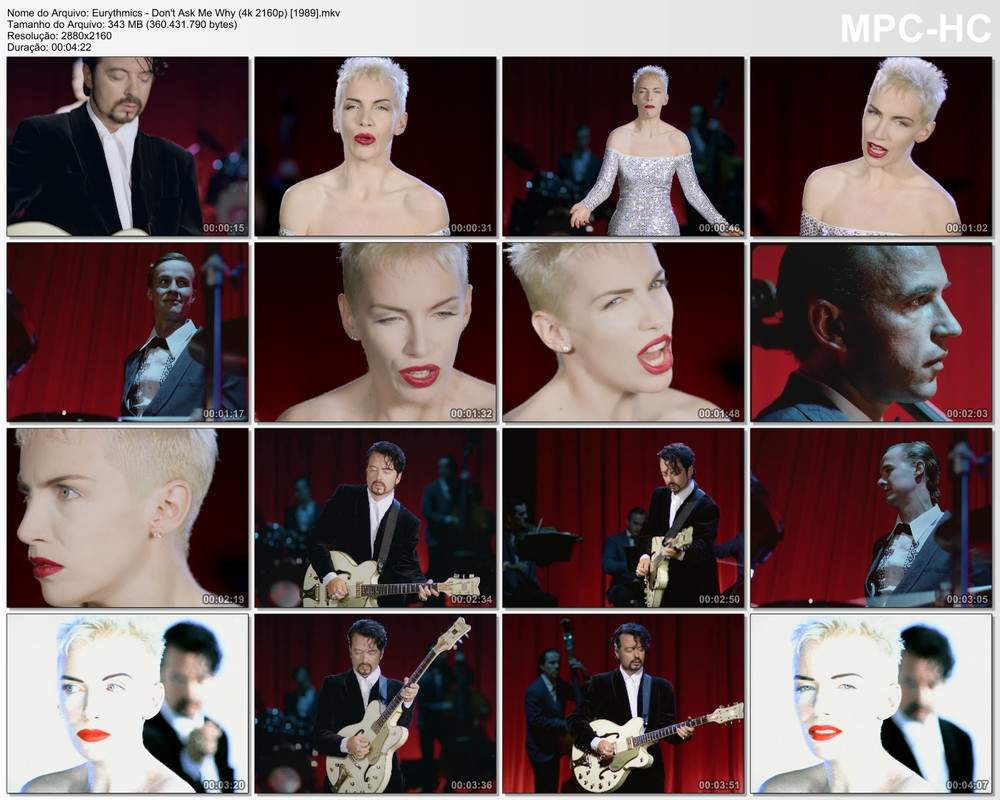 Eurythmics - Don't Ask Me Why (Official Video 4k) [1989]