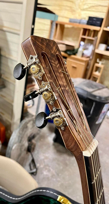 Guitar headstock detail