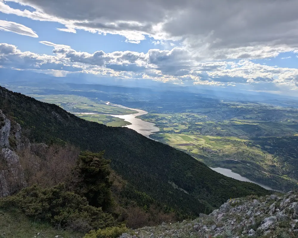 View at the Aliakmonas river