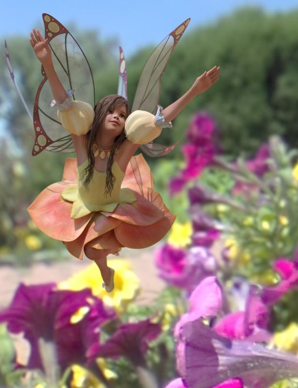 00 main fairy scale ibl flower fairy hdri environments daz3d 1