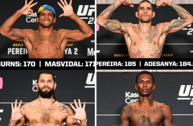 Кантар преди UFC 287
