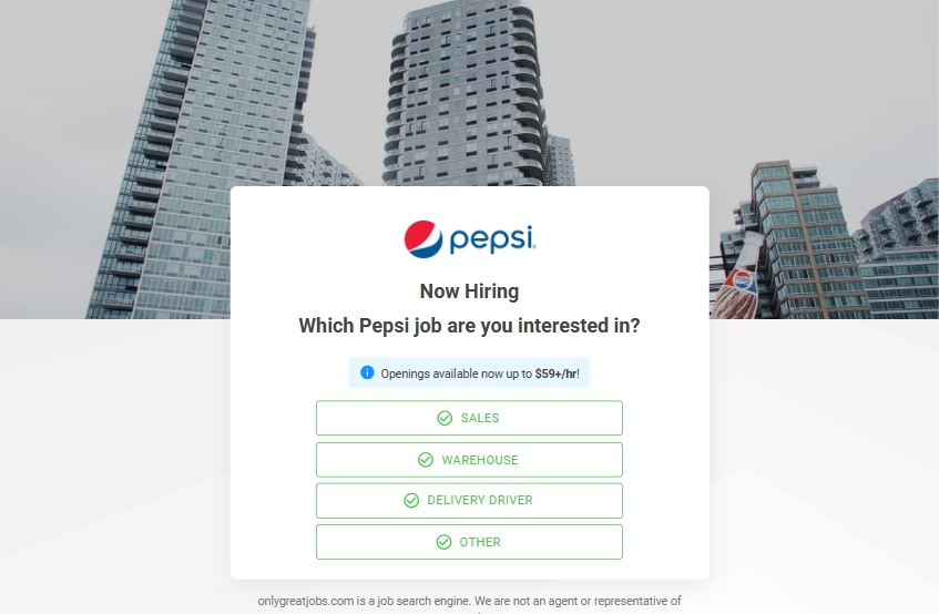 JobListings - Pepsi